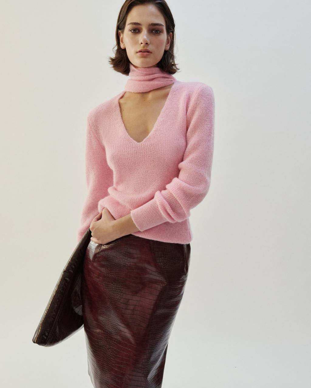 CROCO BORDO SKIRT