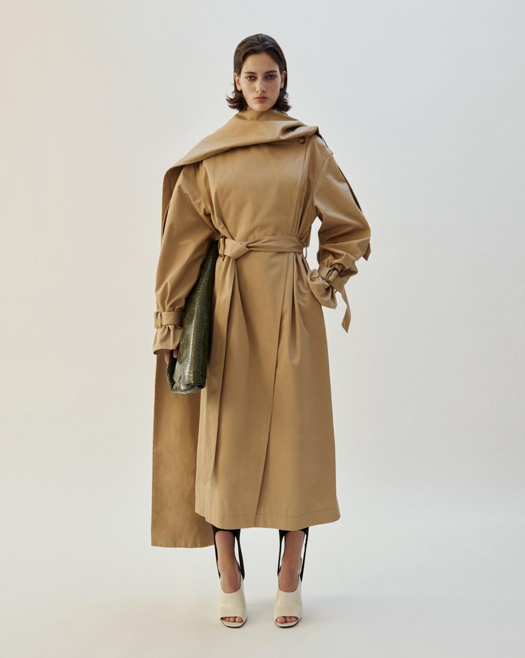 SABLE TRENCH COAT