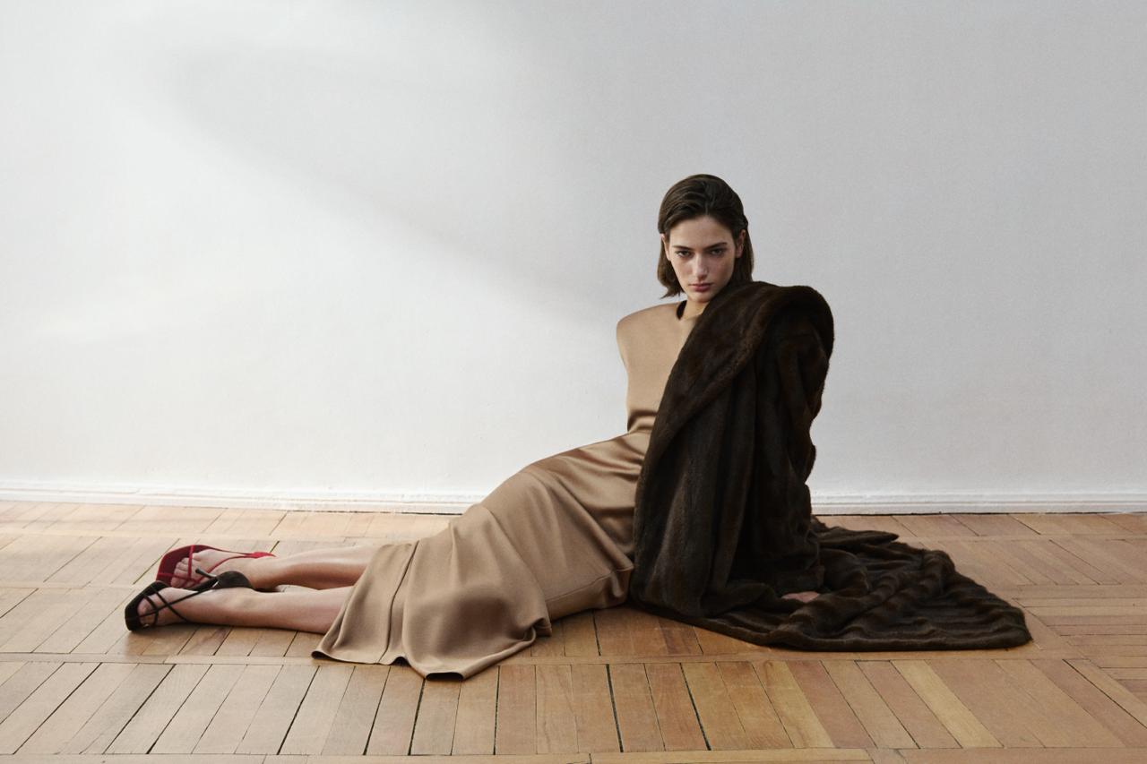 FAUX FUR LONG COAT