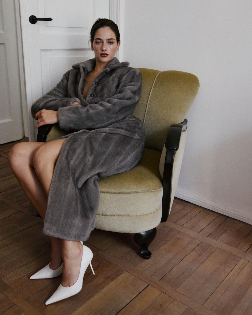 ODETTE FAUX FUR COAT