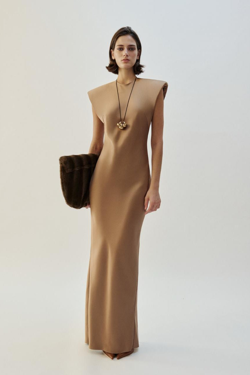 CLEMENCE BRONZE DRESS
