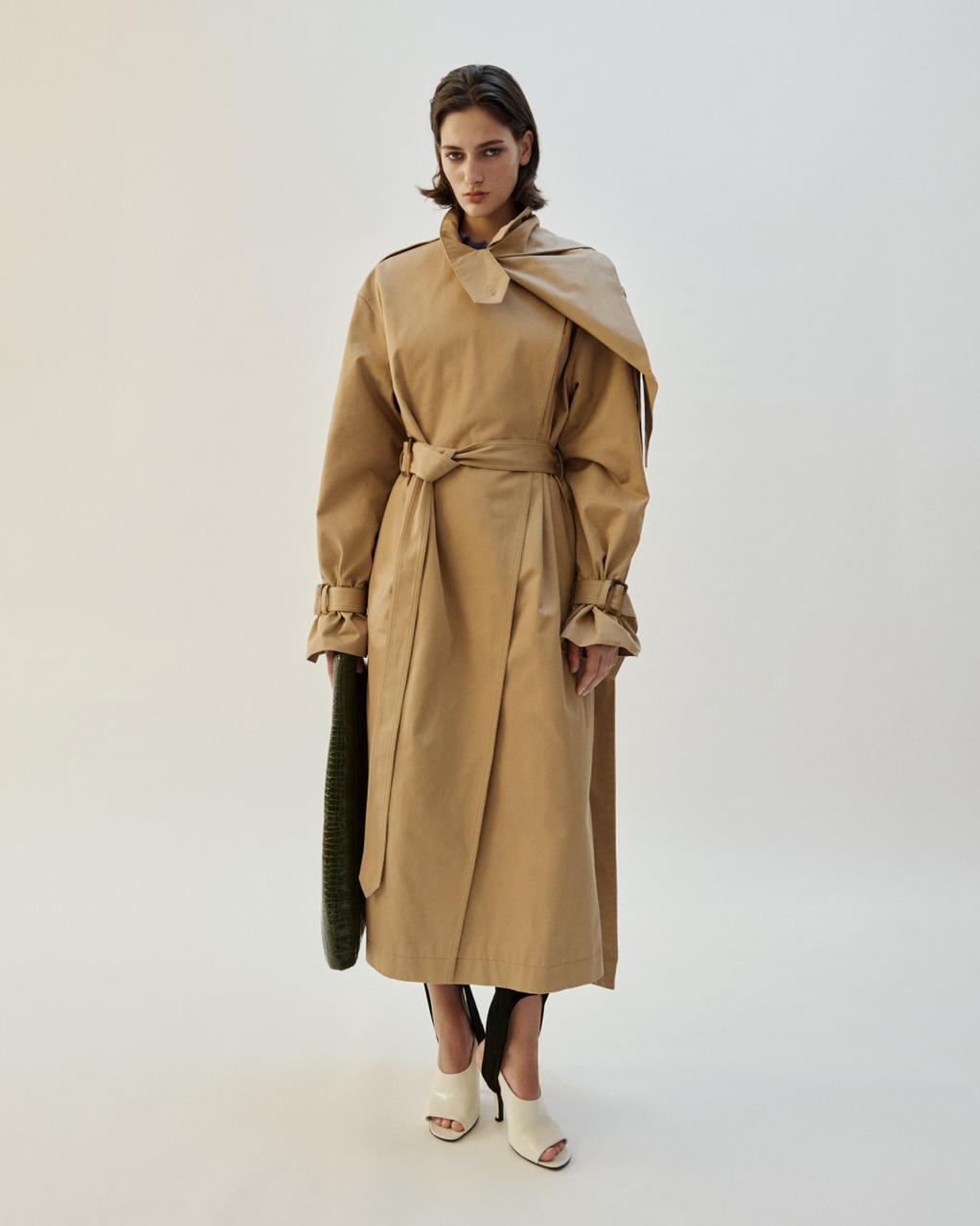 SABLE TRENCH COAT