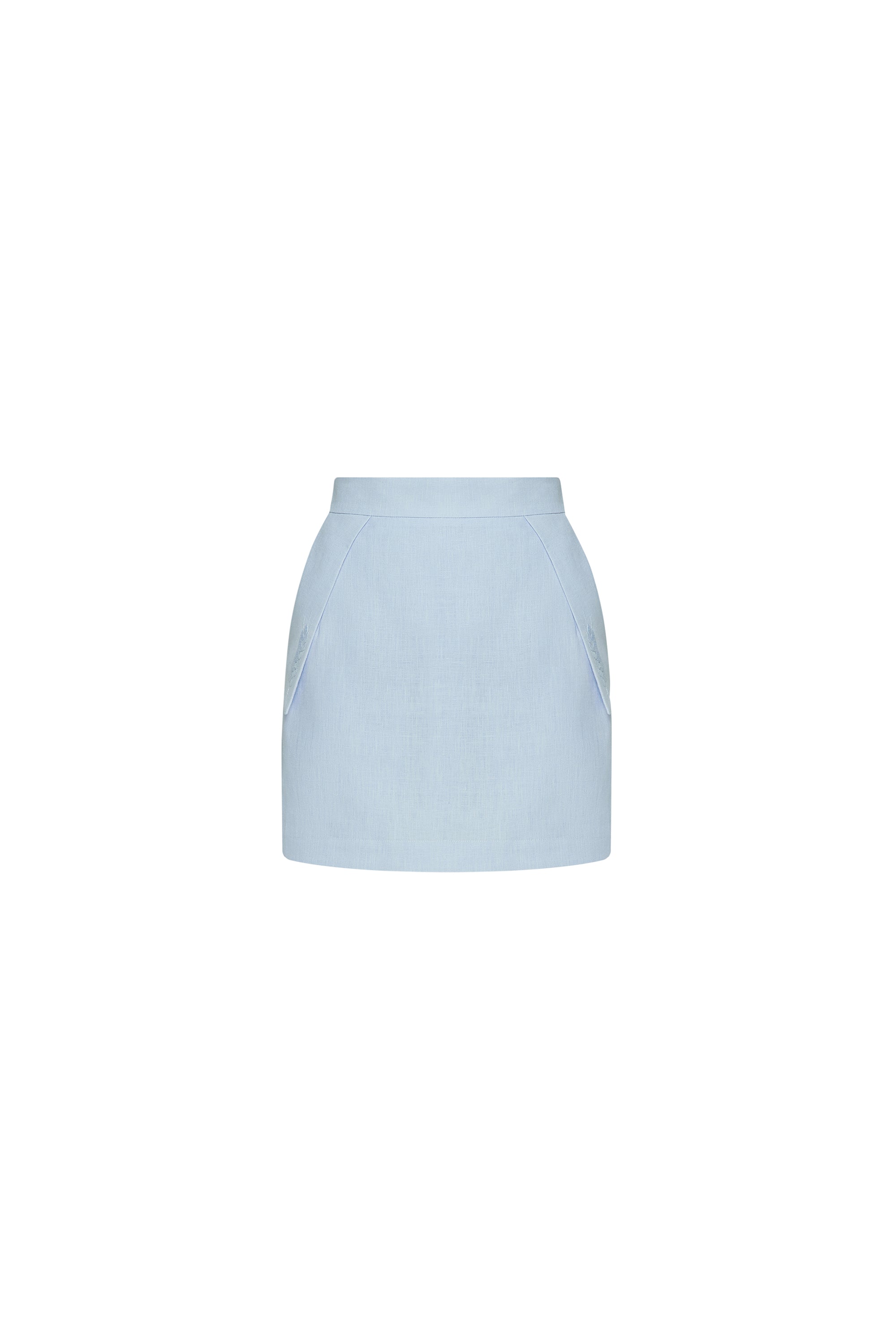 TYRA BLUE MINI SKIRT