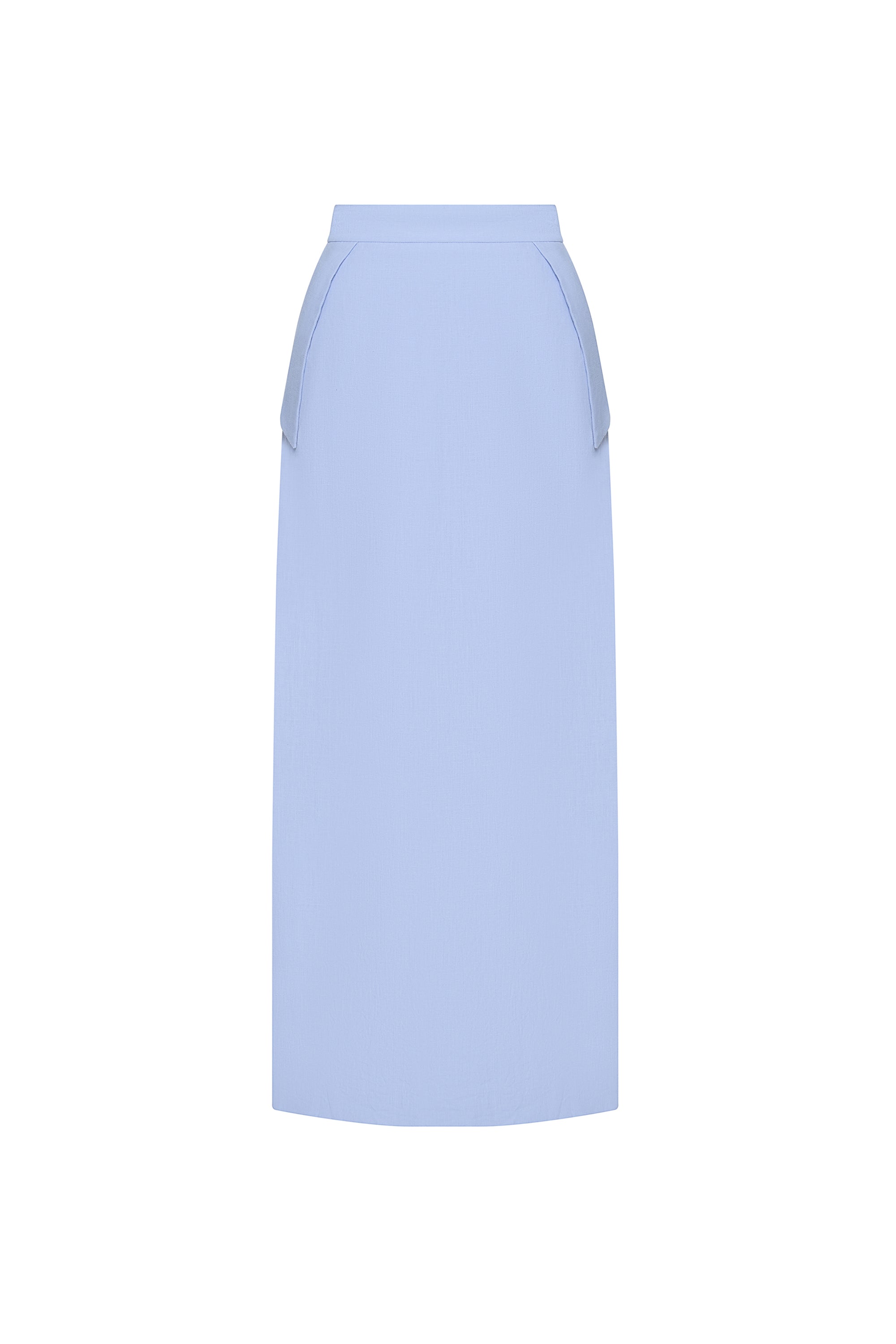 TYRA BLUE MIDI SKIRT