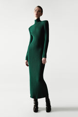 ELZA KNIT EMERALD DRESS