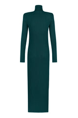 ELZA KNIT EMERALD DRESS