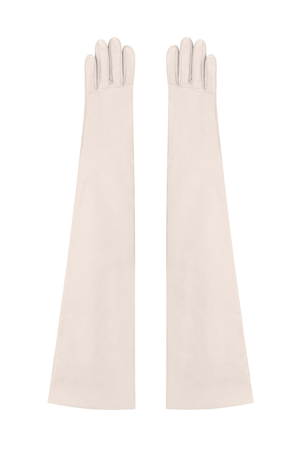 IVORY LEATHER GLOVES