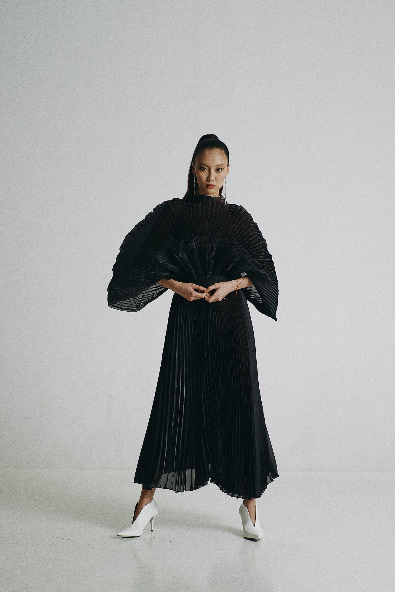 Black Iconic Cloud Dress by J'amemme