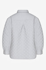 SONYA SHELL GREY QUILTED SHIRT