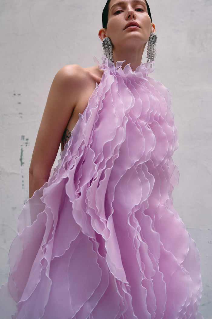 Lavender Cascade Dress